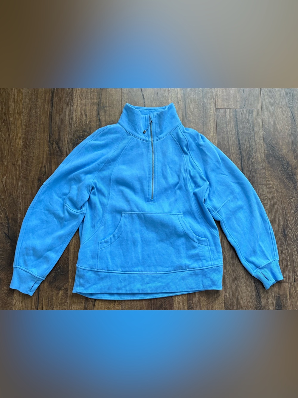 Lululemon Scuba Oversized Funnel Neck Half Zip Long, M/L